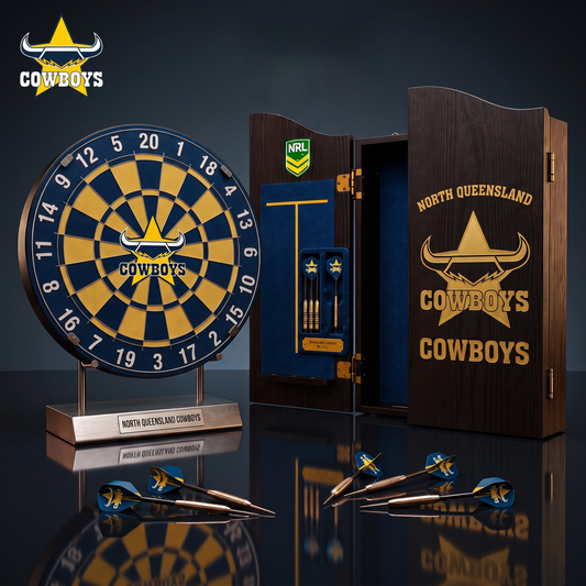 PREMIUM NRL X NQC EXCLUSIVE   Dartboard GAME Set LIMITED EDITION