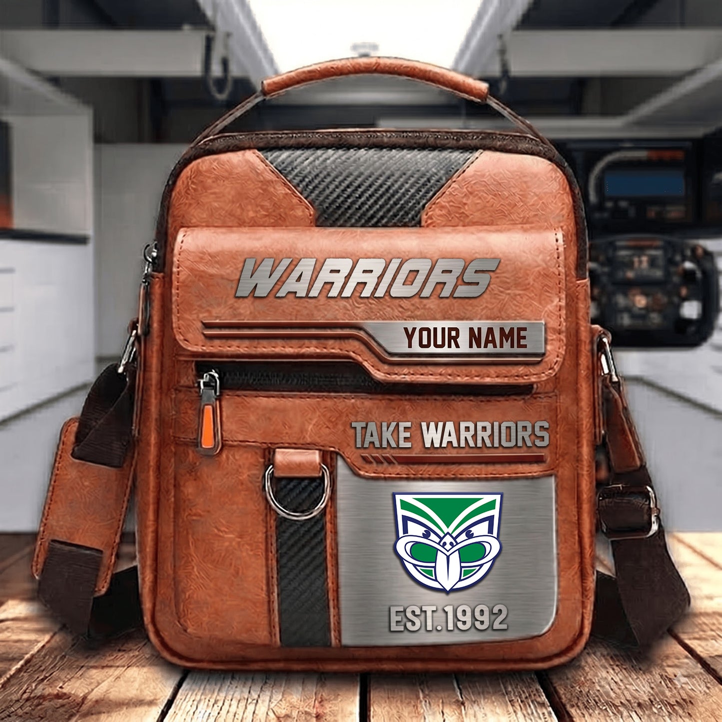 PREMIUM NRL X NZW PERSONALIZED Leather Handbag LIMITED EDITION