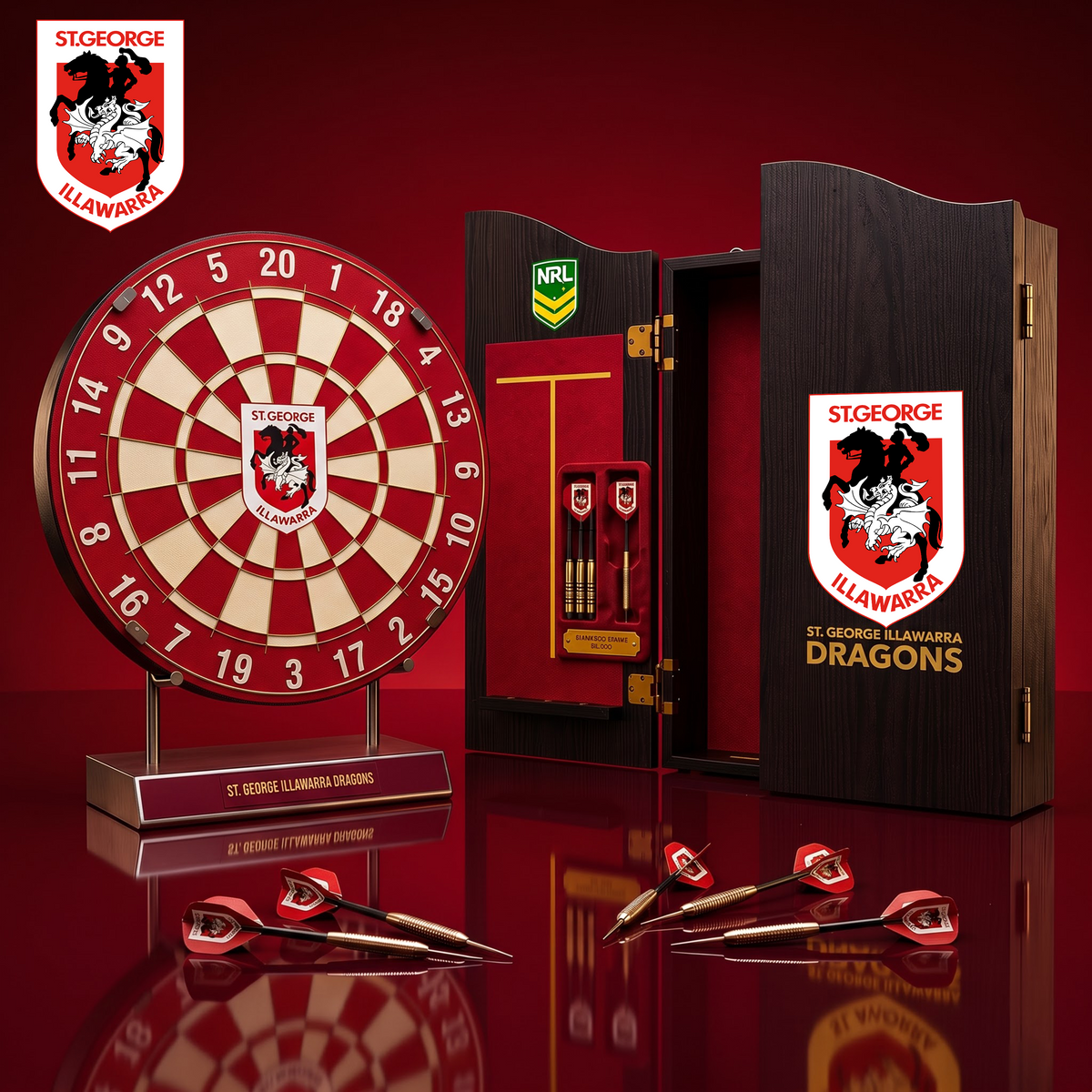 PREMIUM NRL X SGID EXCLUSIVE   Dartboard GAME Set LIMITED EDITION