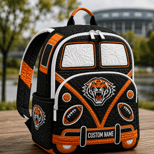 PREMIUM NRL X WT EXCLUSIVE Personalized Hippie Van Quilted Backpack Limited Edition