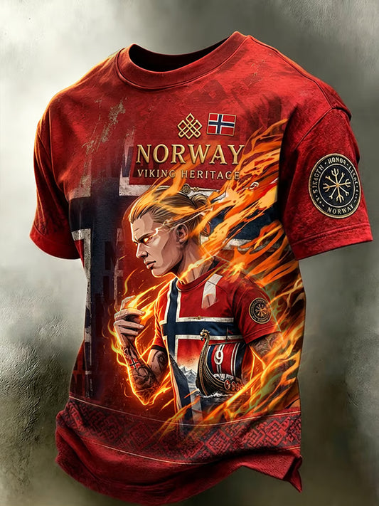 PREMIUM WC26 X NOR EXCLUSIVE VNECK -T SHIRT  V15   Football Viking