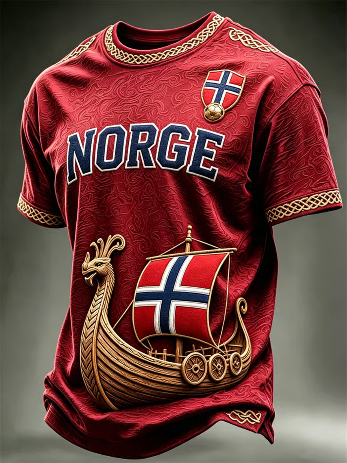 PREMIUM WC26 X NOR EXCLUSIVE VNECK -T SHIRT  V22  Football Viking