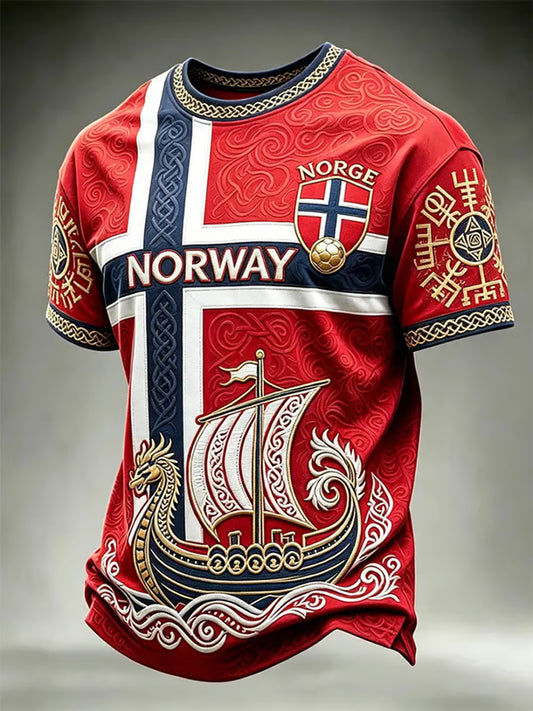 PREMIUM WC26 X NOR EXCLUSIVE VNECK -T SHIRT  V4  Football Viking