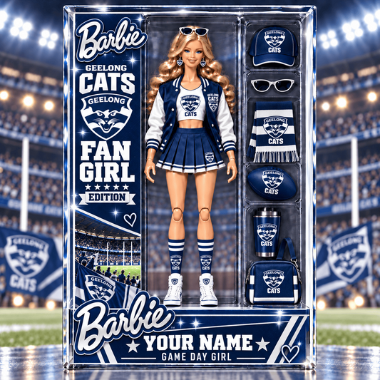 PREMIUM AFL X GC EXCLUSIVE Barbie Custom Name Acrylic Block Plaque Gifts For Fan - Limited Edition NDT VHM 170926