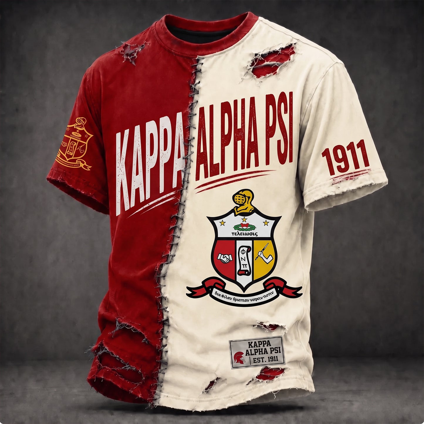 PREMIUM KAP X ΚΑΨ EXCLUSIVE CREW-TSHIRT V5 NDT NHM 280726