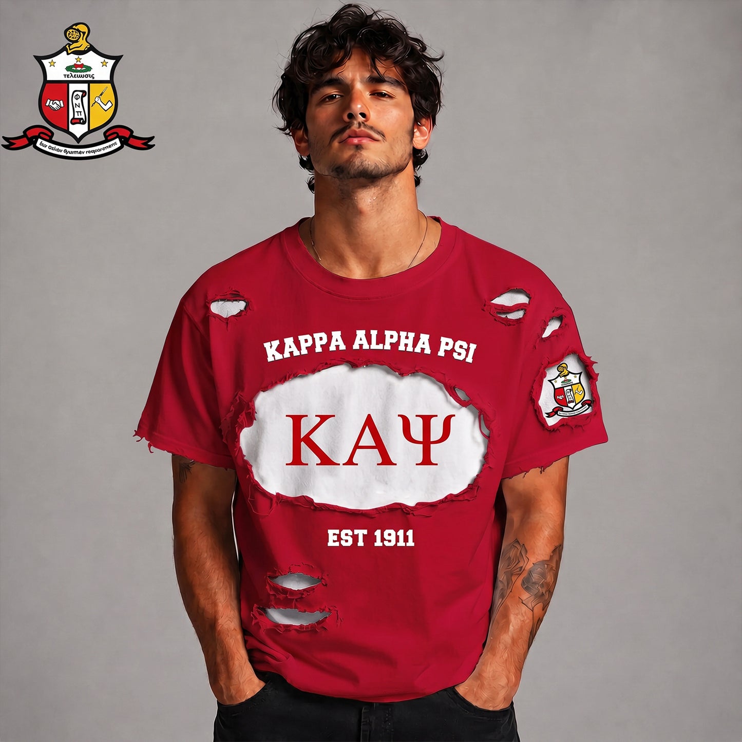 PREMIUM KAP X ΚΑΨ EXCLUSIVE CREW-TSHIRT V3 NDT NHM 280726