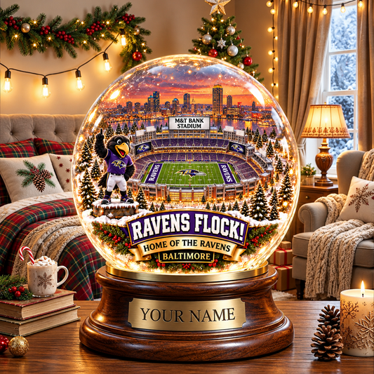 PREMIUM NFL X BR DELUXE PERSONALIZED Crystal Ball Night Light For FanLIMITED EDITION NDT VHM 031026