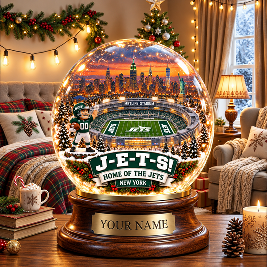 PREMIUM NFL X NYJ DELUXE PERSONALIZED Crystal Ball Night Light For FanLIMITED EDITION NDT VHM 031026