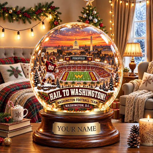 PREMIUM NFL X WC DELUXE PERSONALIZED Crystal Ball Night Light For FanLIMITED EDITION NDT VHM 031026