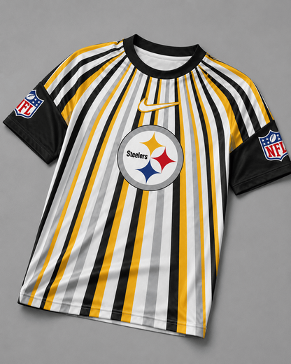 PS Premium NFL Men’s Athletic Vertical Stripe T-Shirt