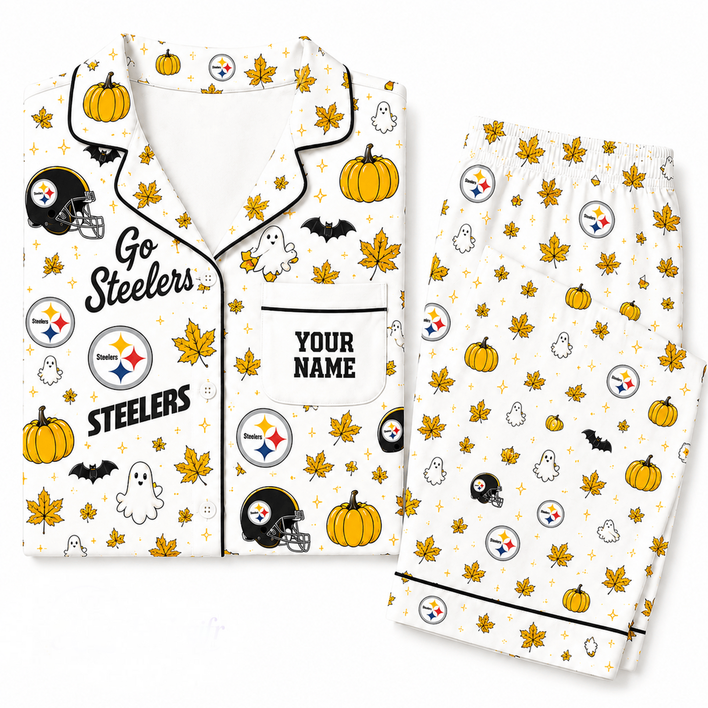 PS x NFL Halloween Personalized Set Long Pajamas