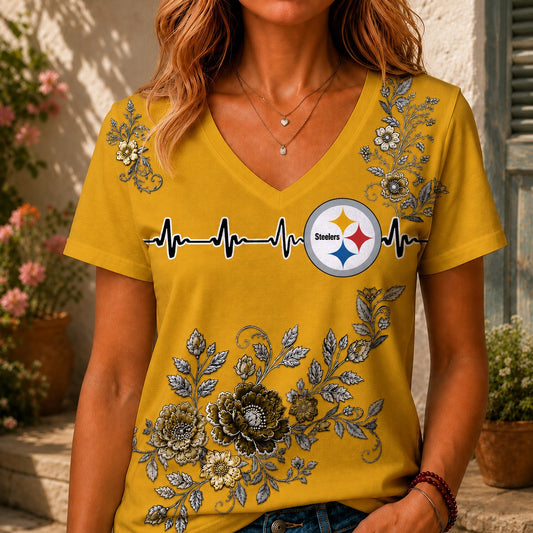 PS x NFL Luxury Women V-Neck Shirt