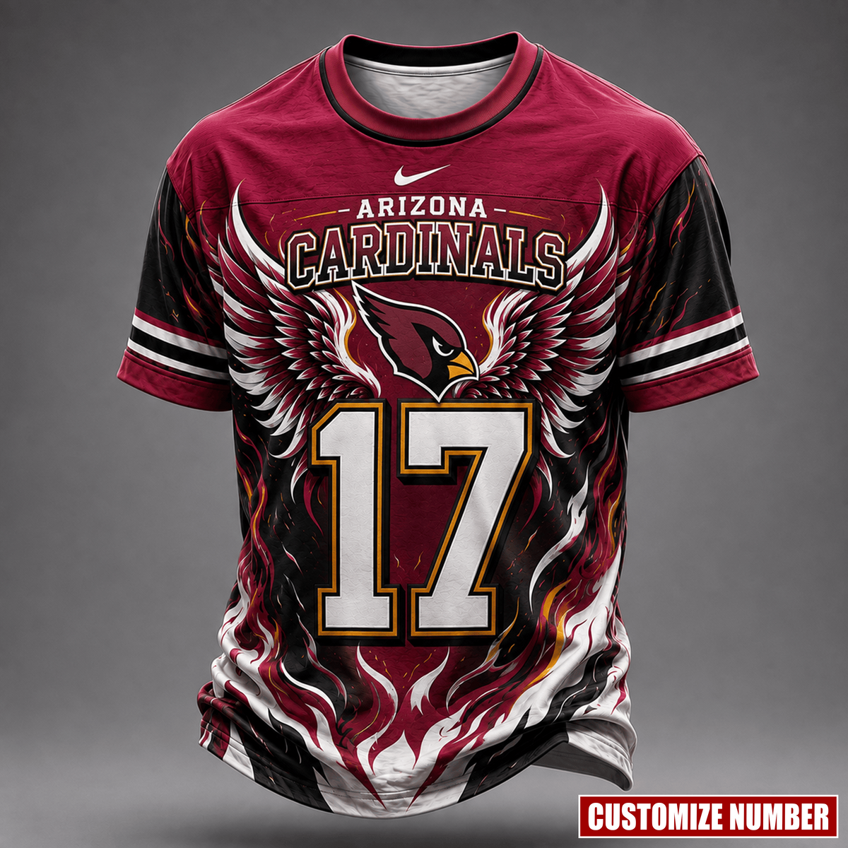 Premium NFL X AC EXCLUSIVE PERSONALIZED Wings of Fury T-Shirt LIMITED EDITION