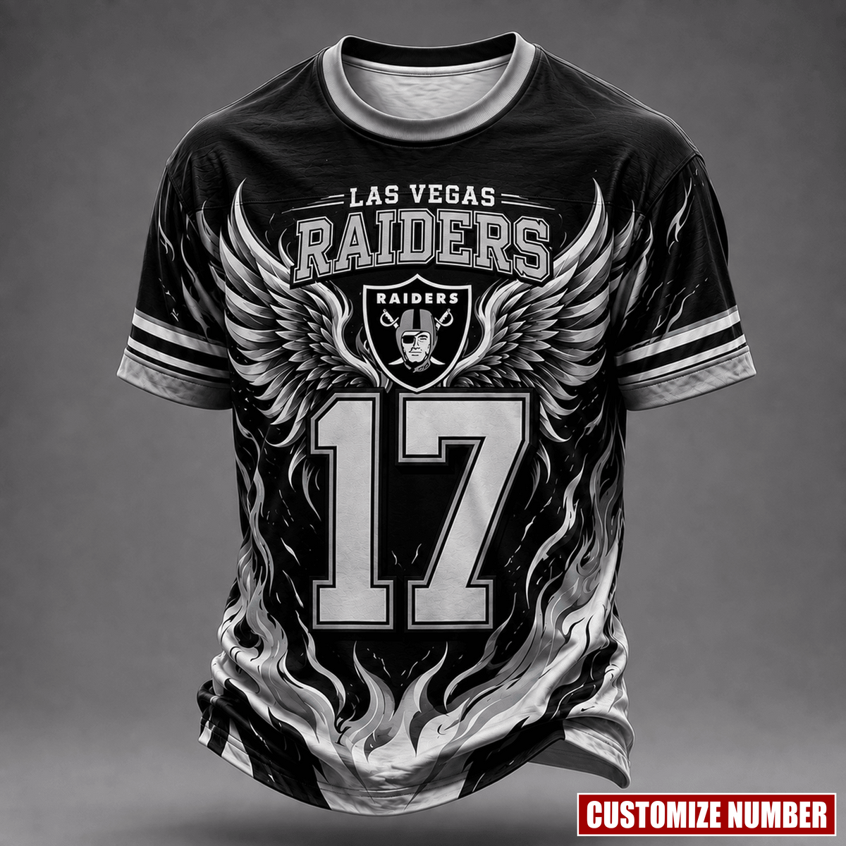Premium NFL X LVR EXCLUSIVE PERSONALIZED Wings of Fury T-Shirt LIMITED EDITION