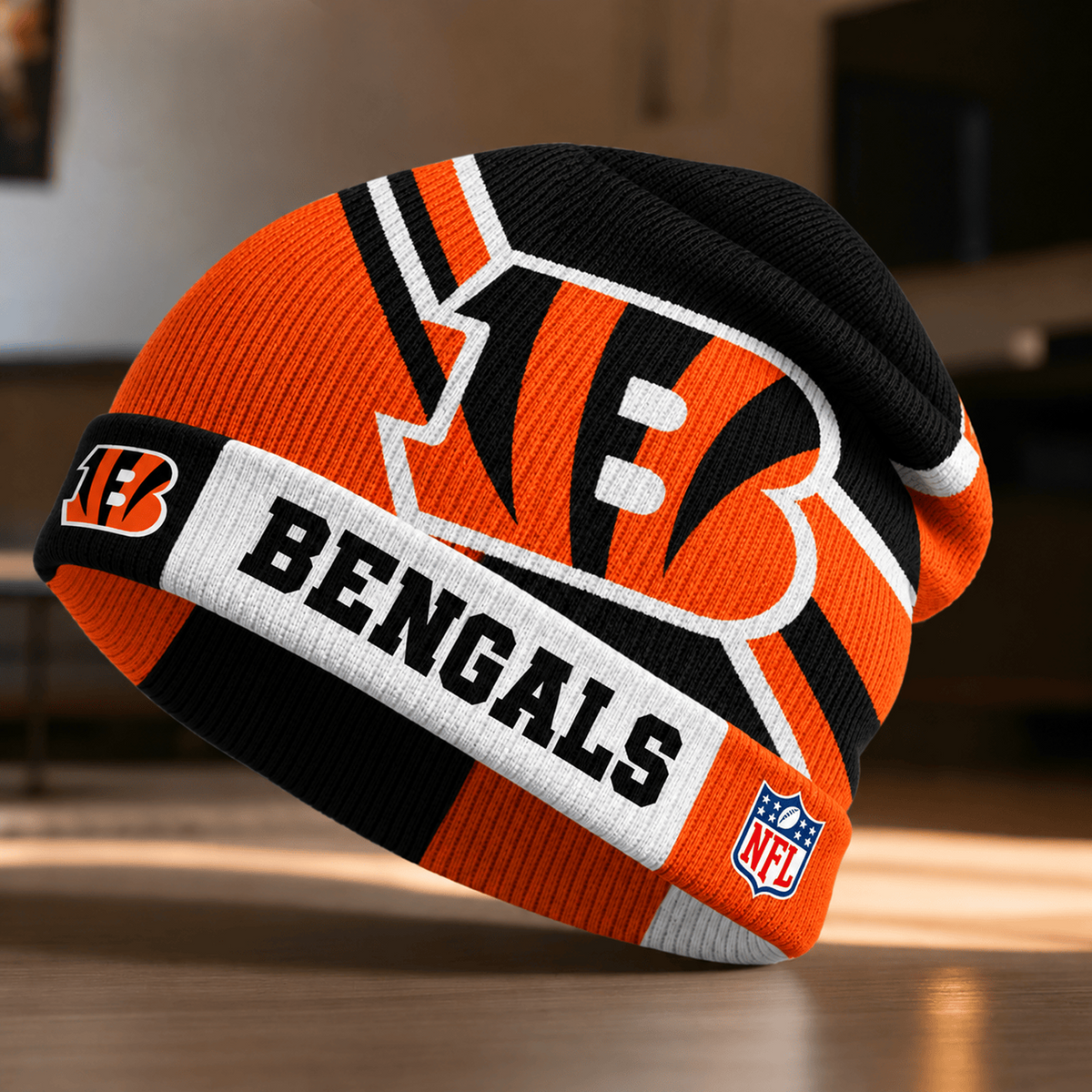 Premium NFL x CIN Cold Snap Statement Beanie Hat