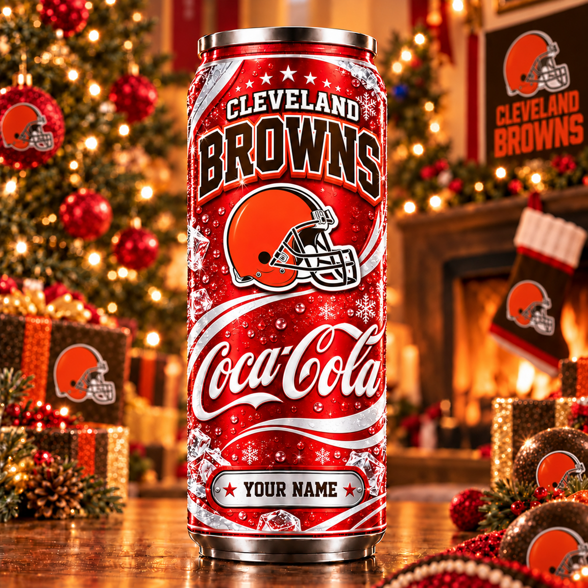 Premium NFL x CLE Cola Can Tumbler