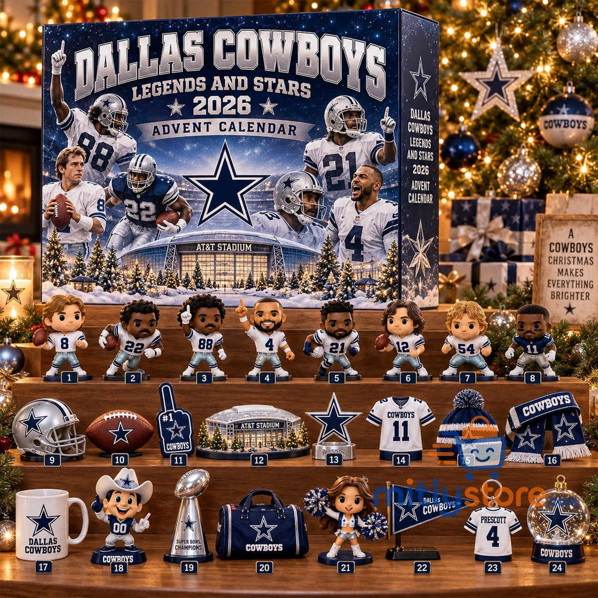 Premium NFL x DAL Christmas Advent Calendar