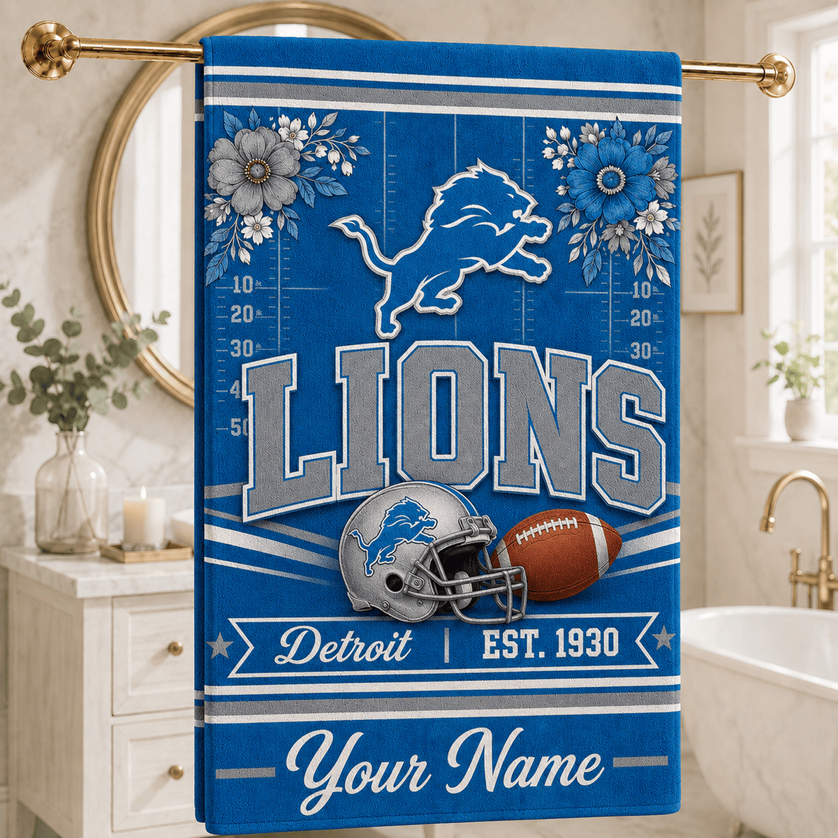Premium NFL x DET Game Day Garden Towels