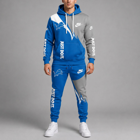 Premium NFL x DET Team Colors Tracksuit Set