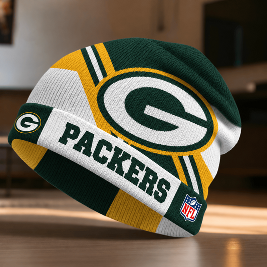 Premium NFL x GB Cold Snap Statement Beanie Hat