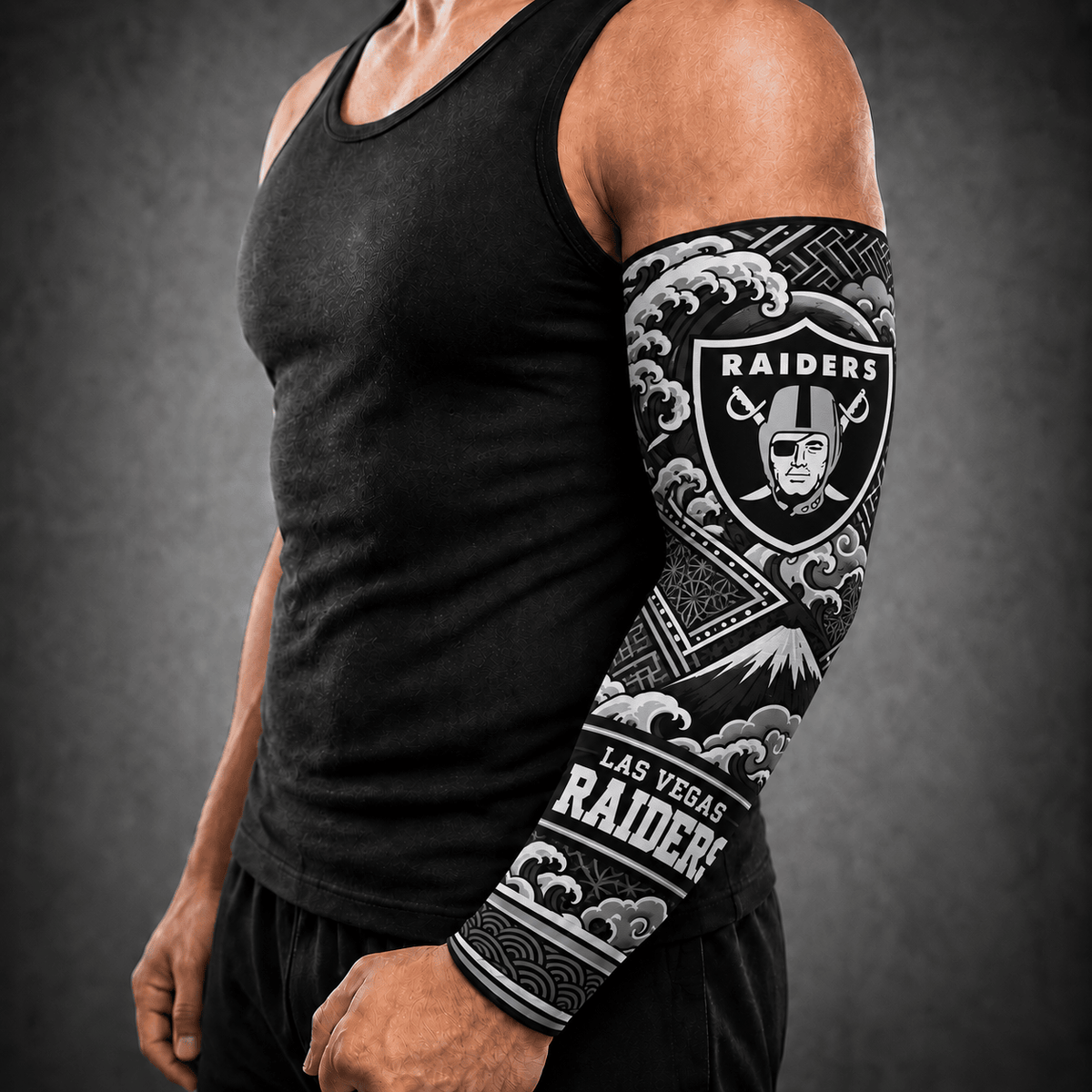 Premium NFL x LV Japan Personalized Name Arm Sleeve