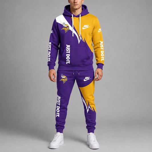 Premium NFL x MIN Team Colors Tracksuit Set