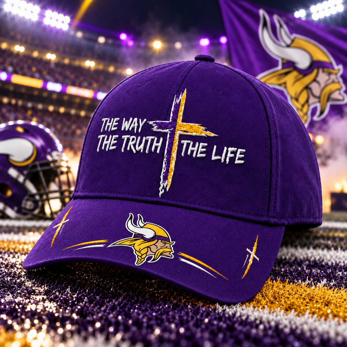 Premium NFL x MIN The Way The Truth The Life Cap