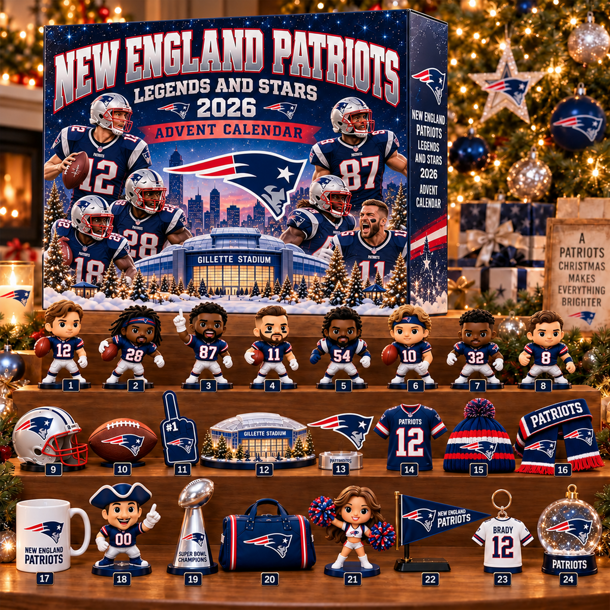 Premium NFL x NE Christmas Advent Calendar