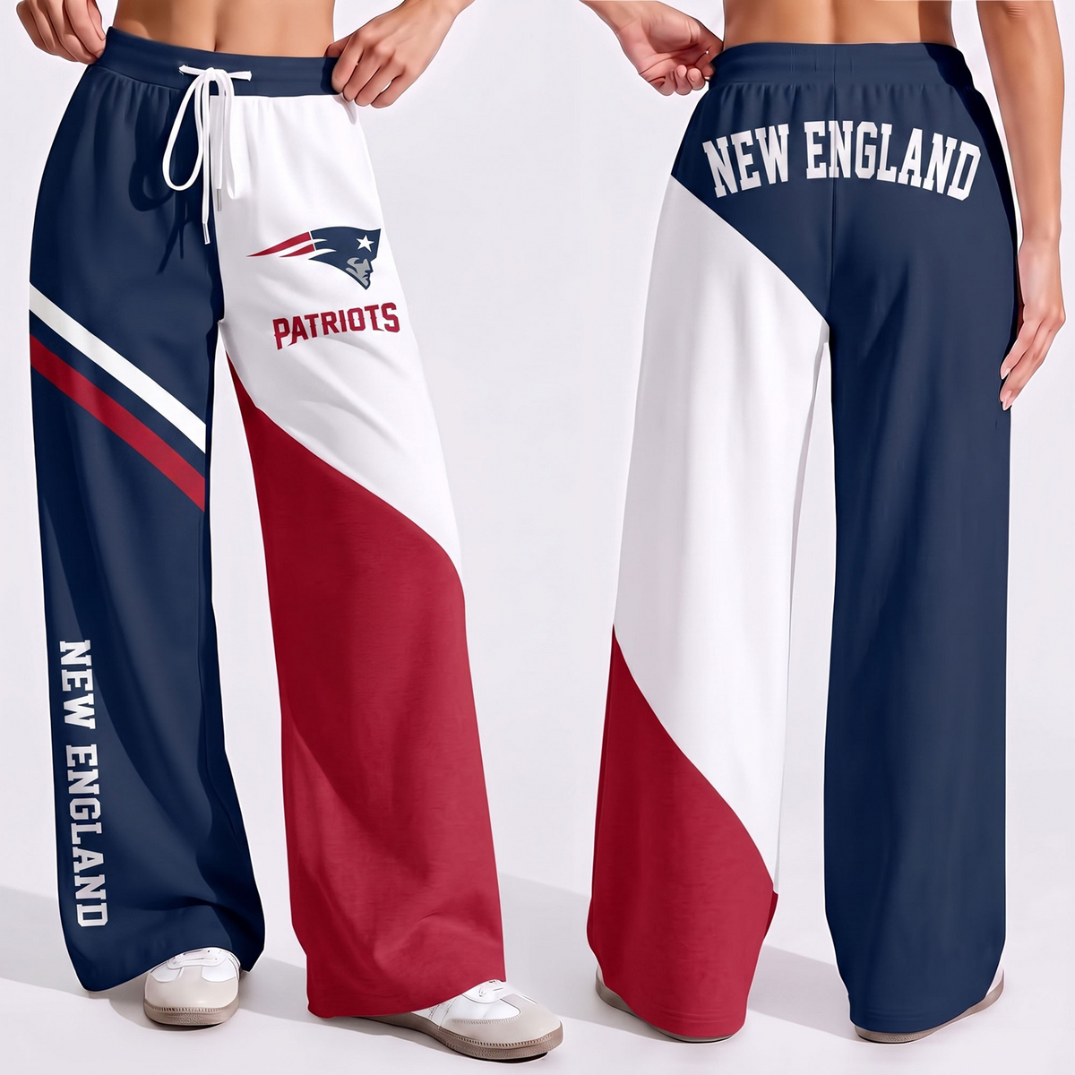 Premium NFL x NEP Game Day Color Block Wide Leg Pants