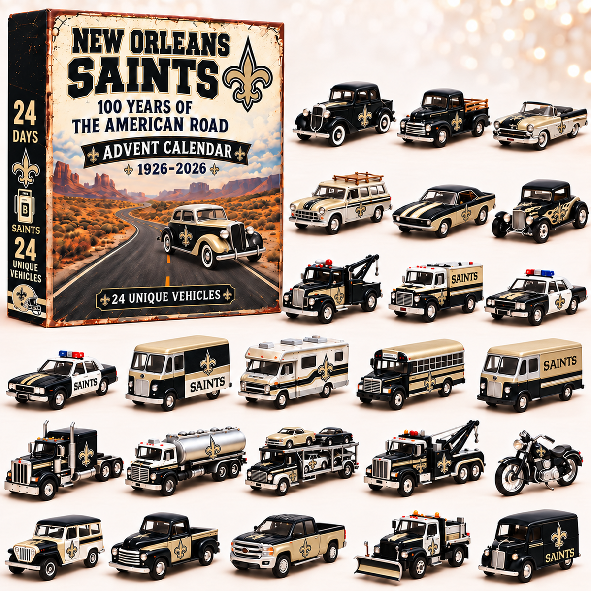 Premium NFL x NO 24 Unique Vehicles Advent Calendar
