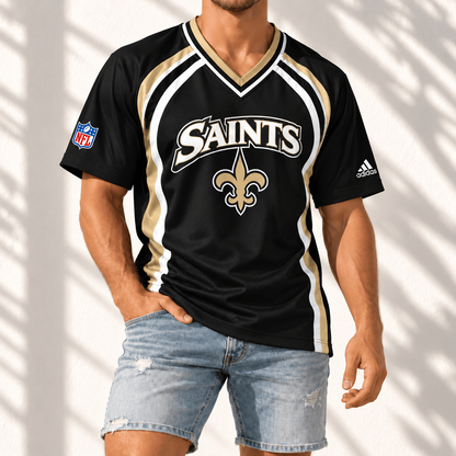 Premium NFL x NO Gridiron Contour Fan Merch V-Neck