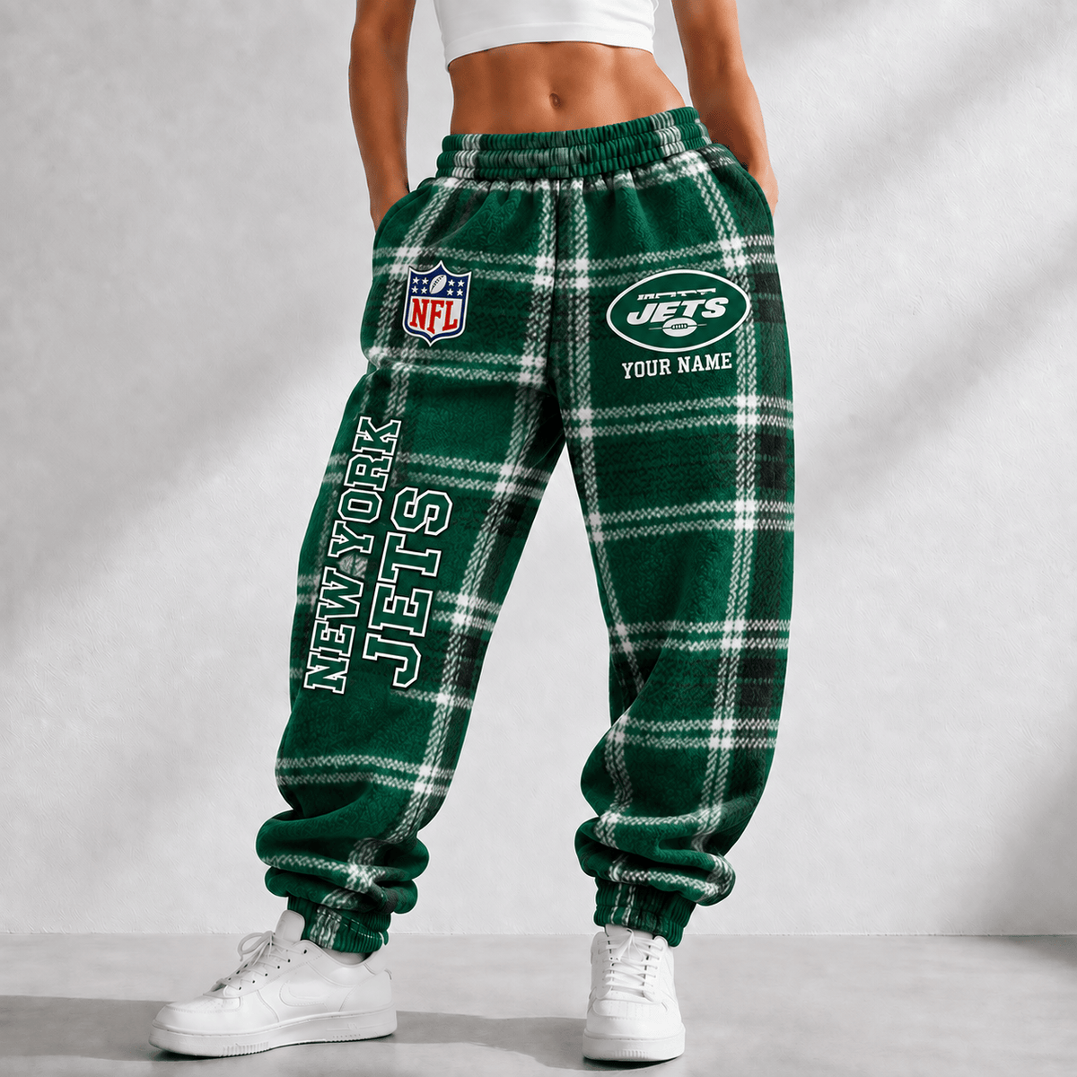 Premium NFL x NYJ Personalized Name Long Pants