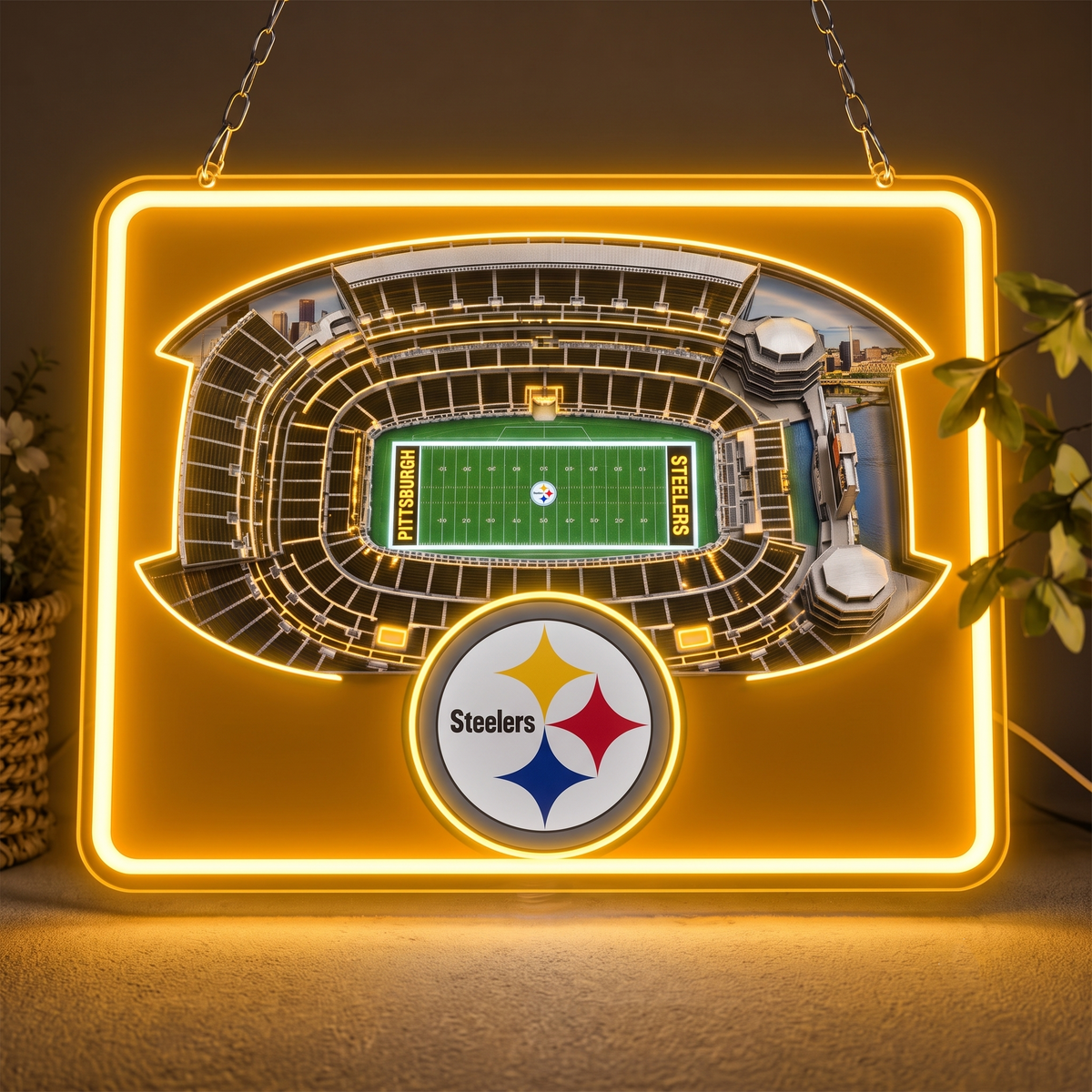 Premium NFL x PIT LED Neon Sign