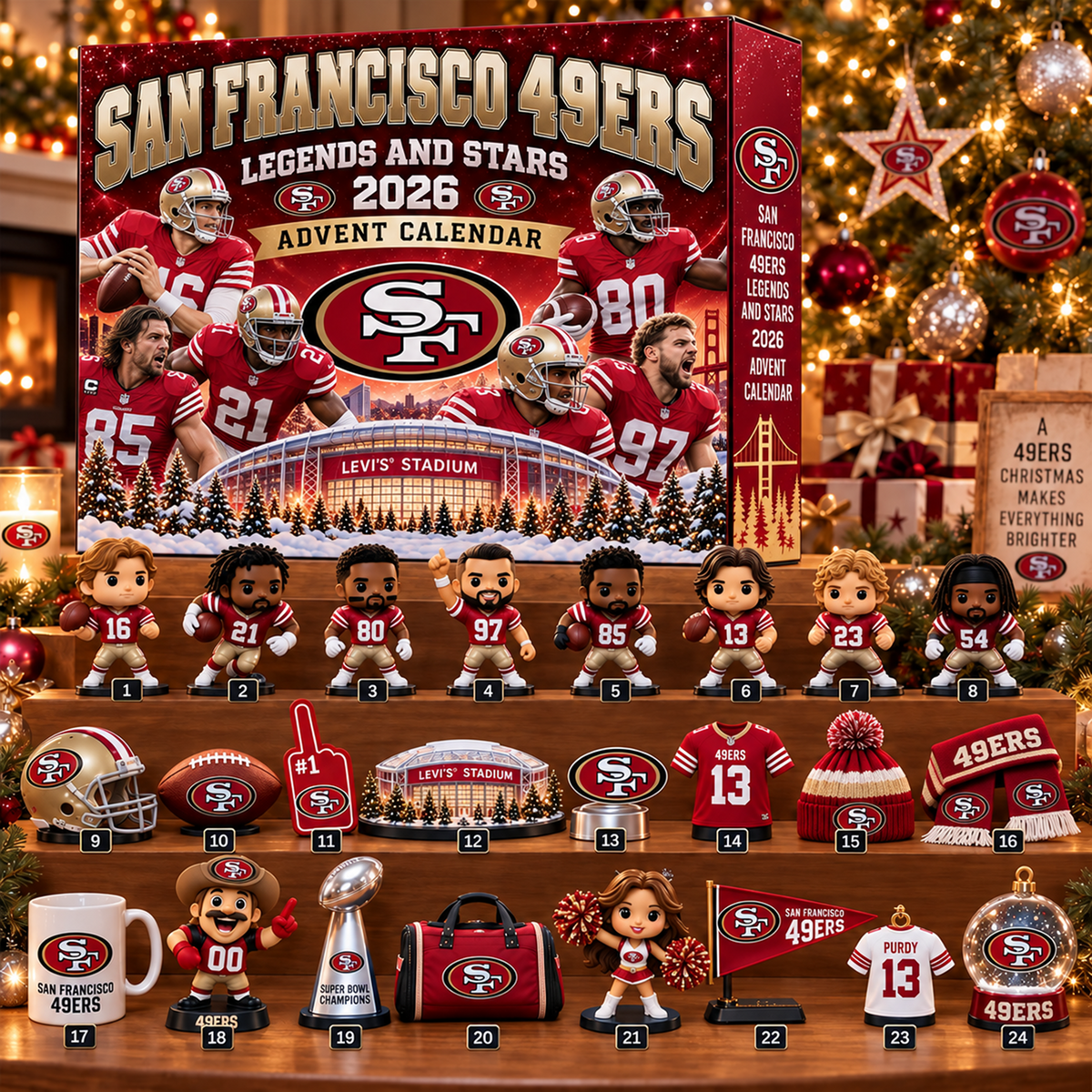 Premium NFL x SF Christmas Advent Calendar