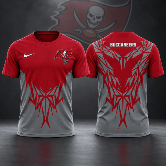 Premium NFL x TB Football Club Tribal Graphic T-Shirt Fan Sports Apparel