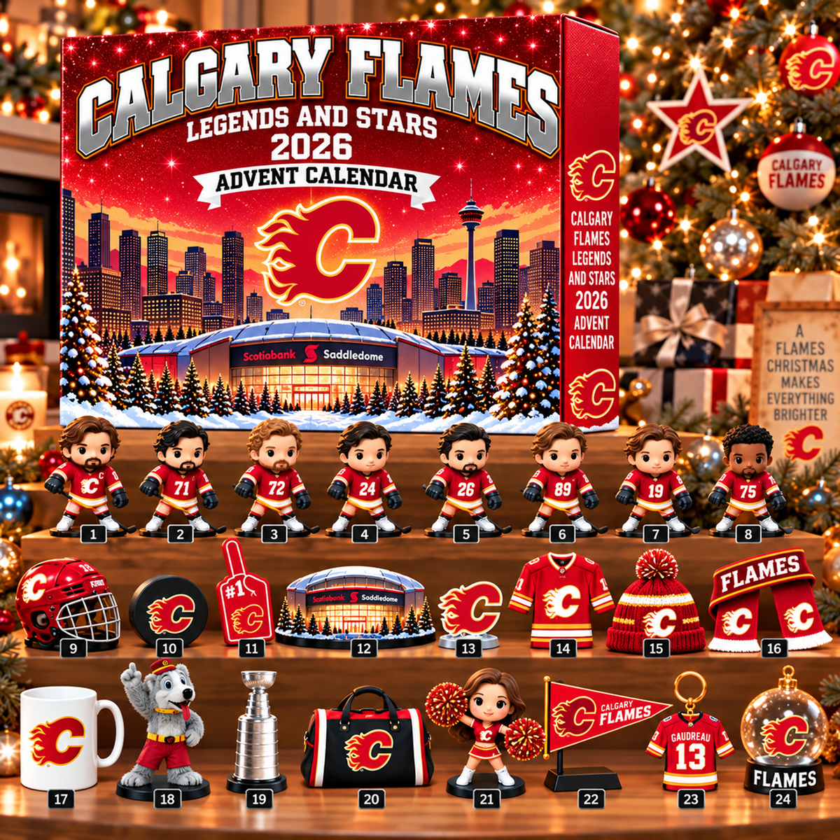 Premium NHL x CAL Christmas Stadium Advent Calendar HLP HLPHUONG 231026
