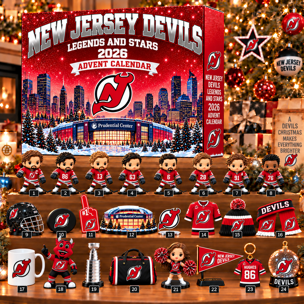 Premium NHL x NJ Christmas Stadium Advent Calendar HLP HLPHUONG 231026