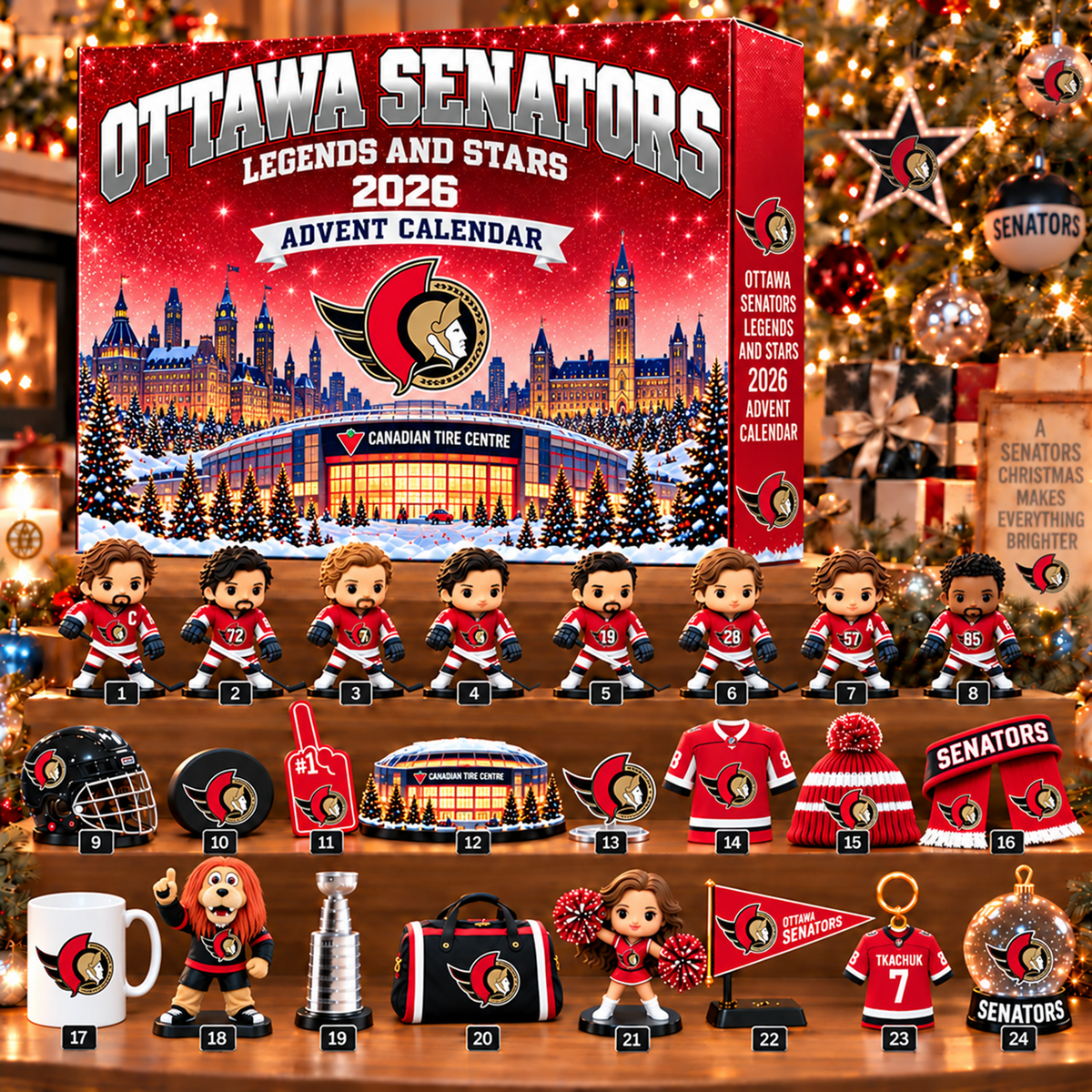 Premium NHL x OTT Christmas Stadium Advent Calendar HLP HLPHUONG 231026