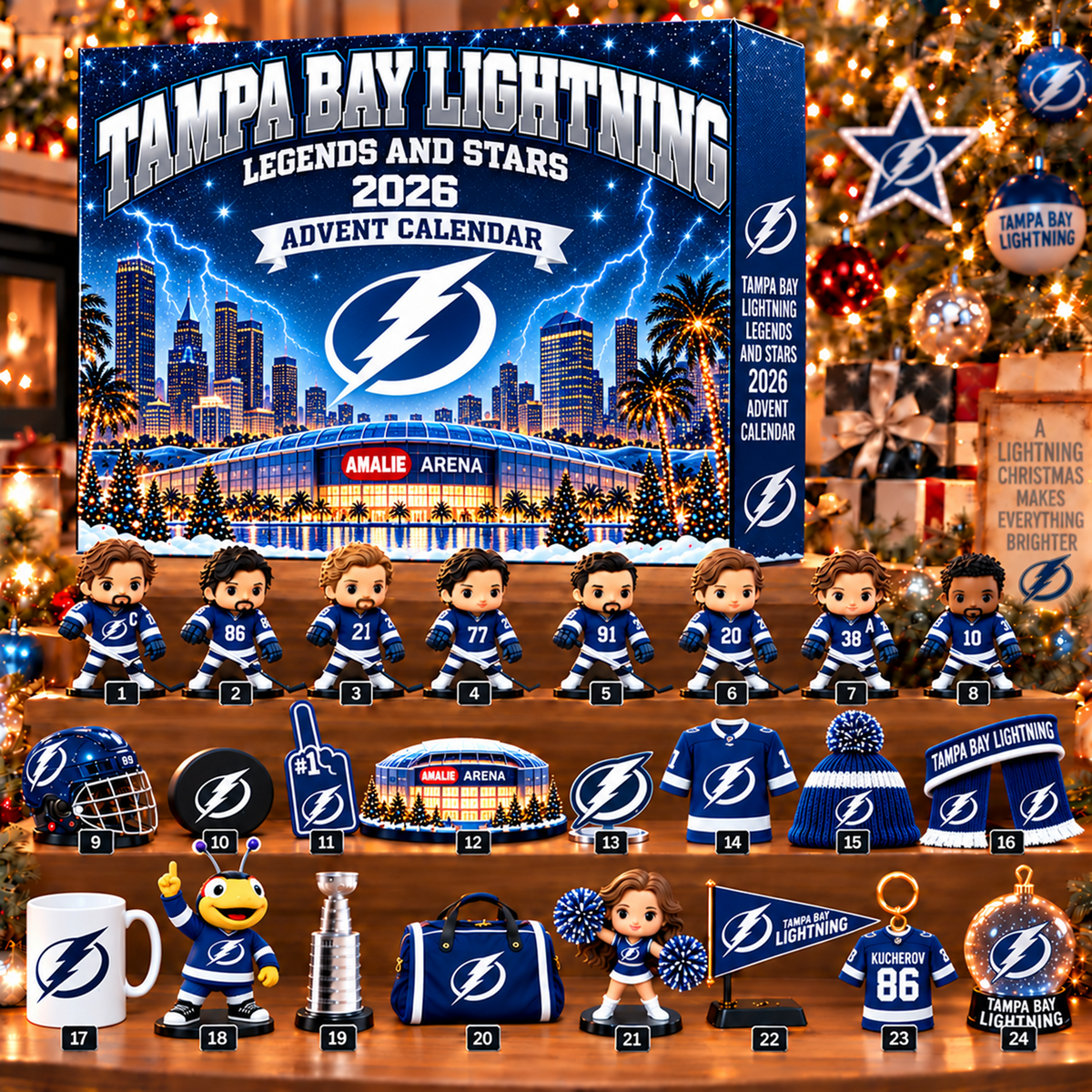 Premium NHL x TB Christmas Stadium Advent Calendar HLP HLPHUONG 231026