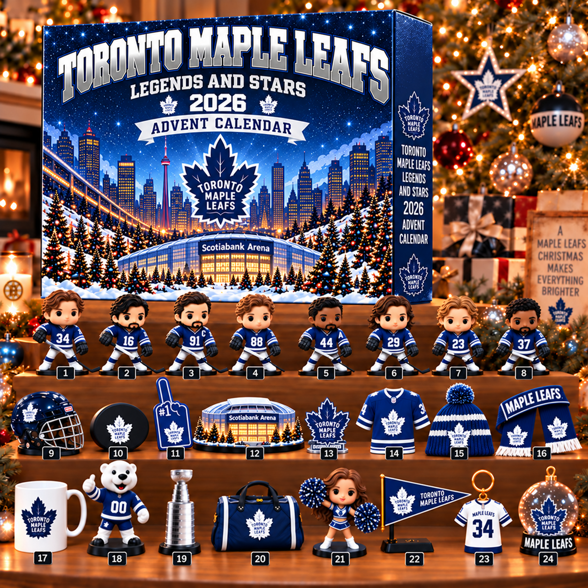 Premium NHL x TOR Christmas Stadium Advent Calendar