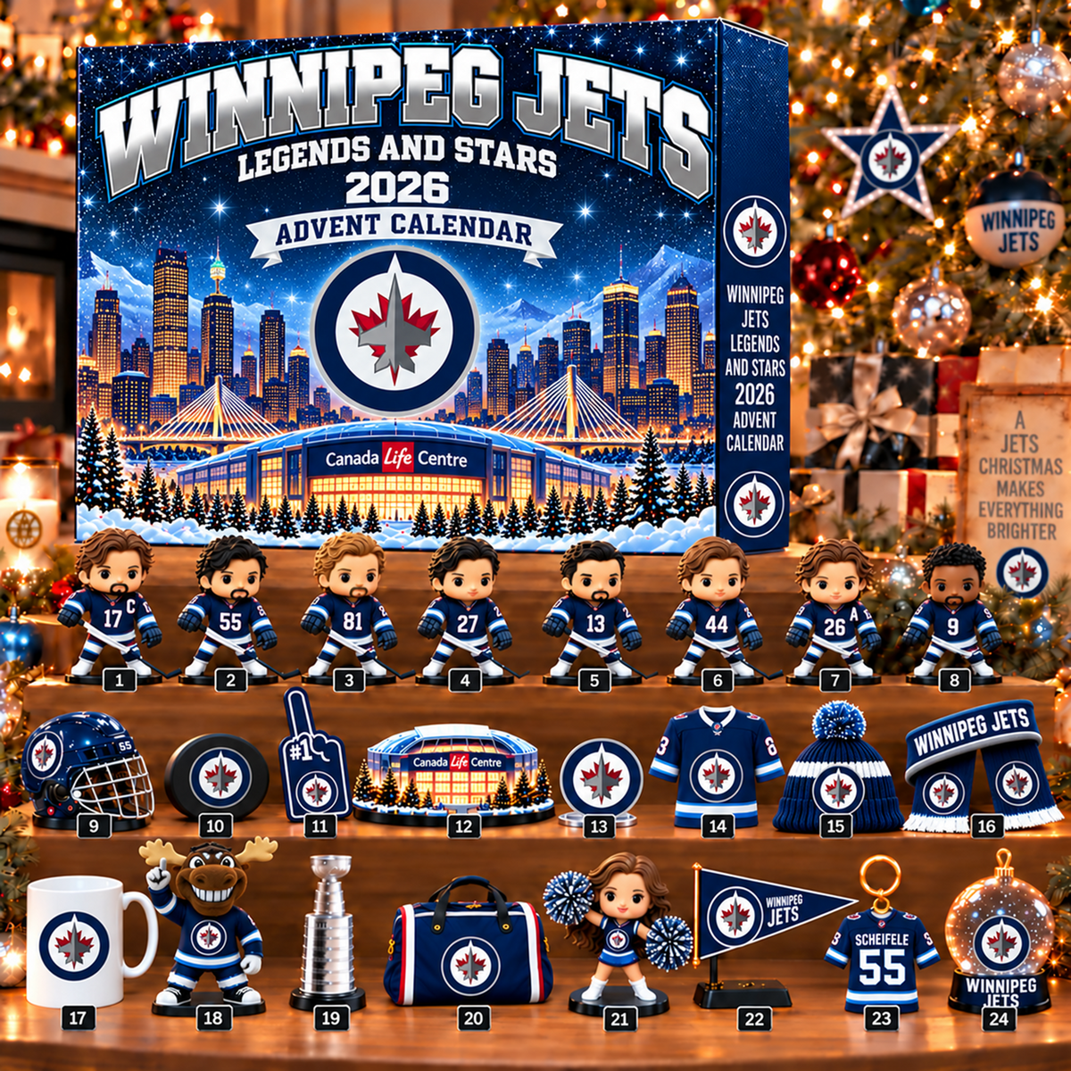 Premium NHL x WIN Christmas Stadium Advent Calendar HLP HLPHUONG 231026