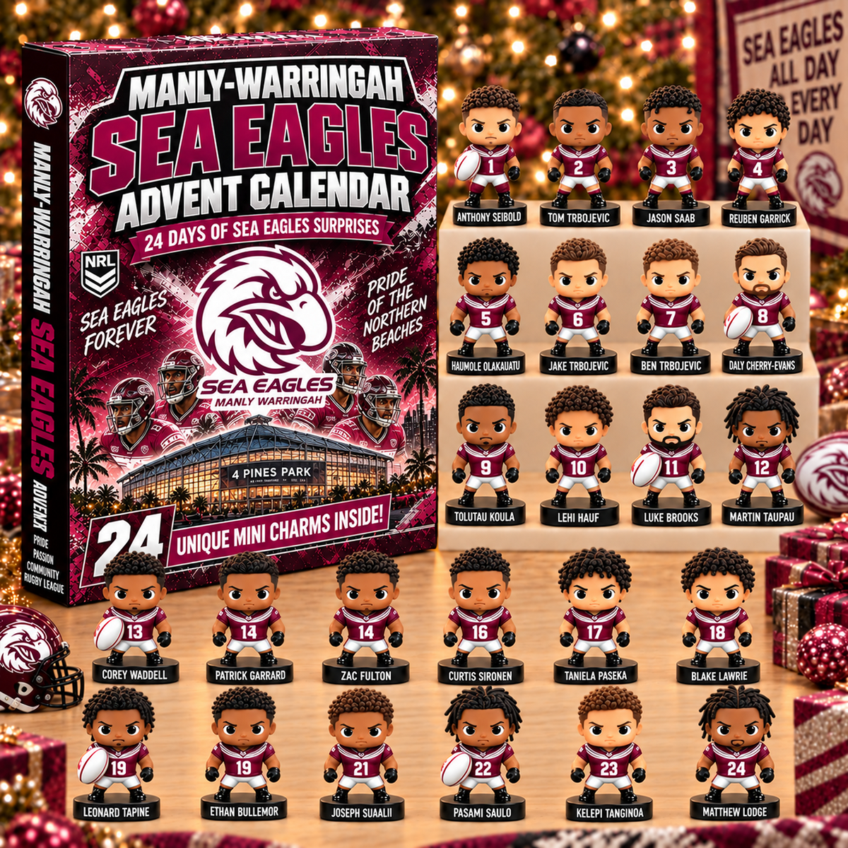 Premium NRL x MWSE 24 Days of Rugby Surprises Advent Calendar
