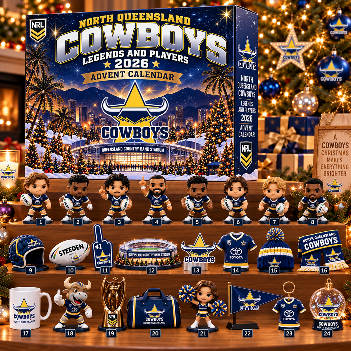 Premium NRL x NQC Christmas V2 Advent Calendar