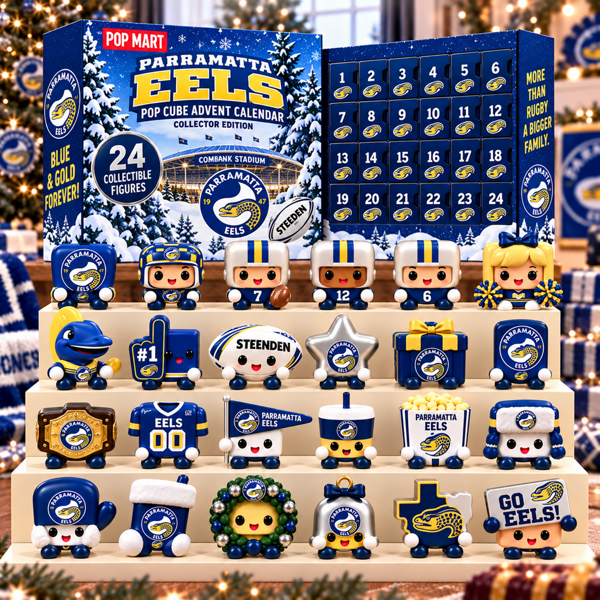 Premium NRL x PE Pop Toy Advent Calendar