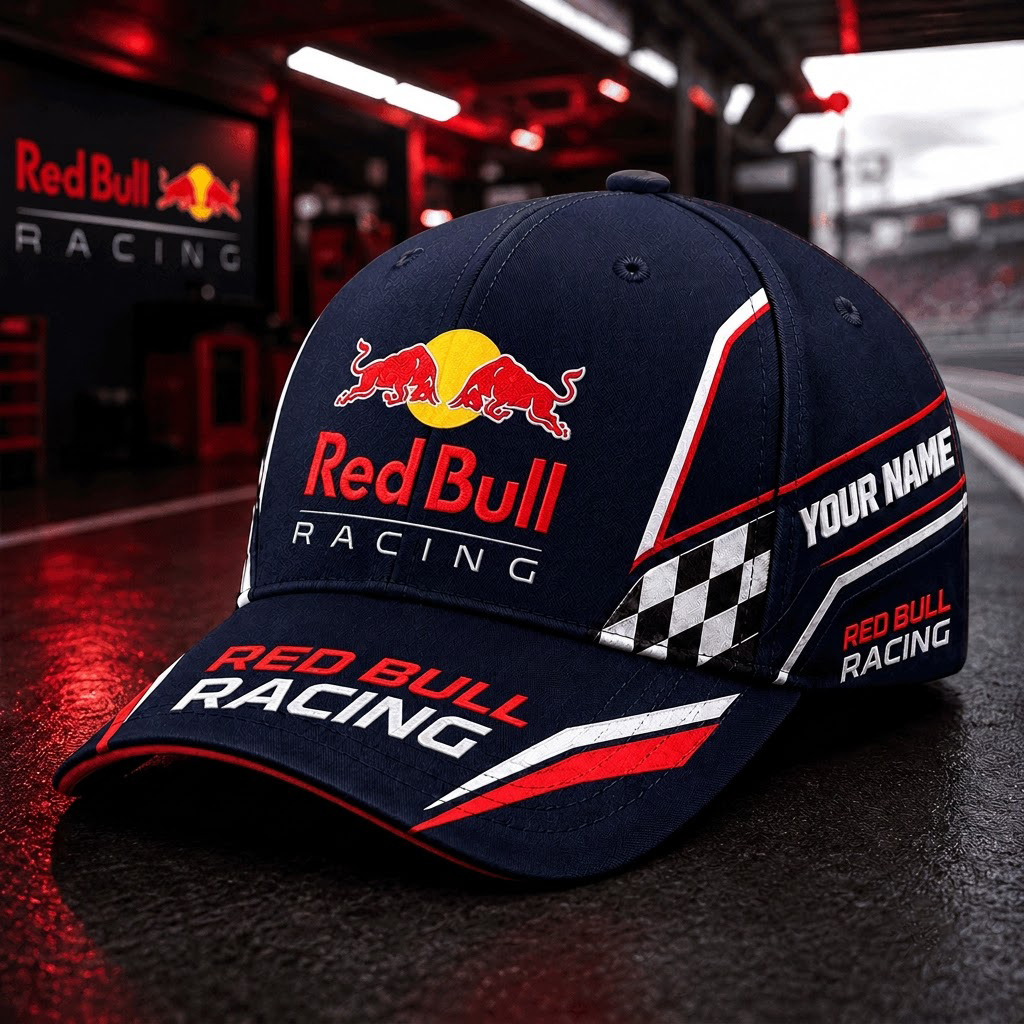 RED x Formula 1 Premium Classic Cap Personalized Gift For Racing Fan