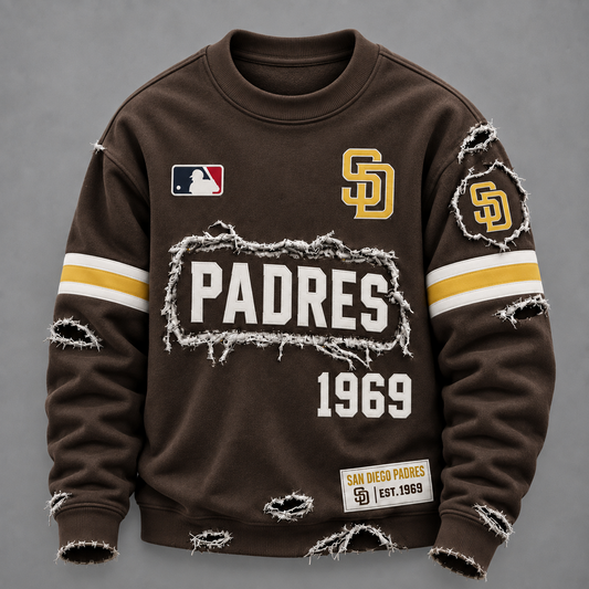 SD x MLB Distressed Premium SweatShirt