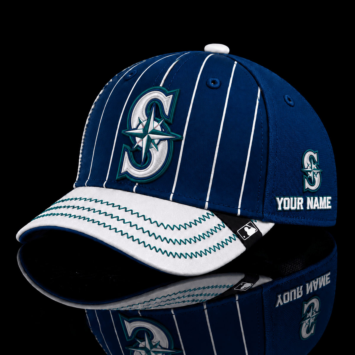 SEA x MLB Game Day Personalized Name Classic Cap