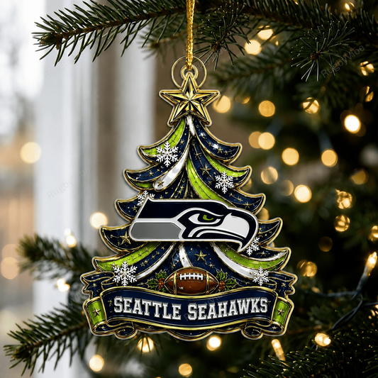 SEA x NFL Acrylic Irregular Pendant