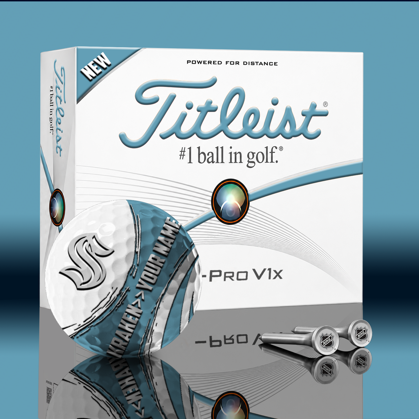 SEA x NHL PERSONALIZED GOLF BALL LIMITED EDITION