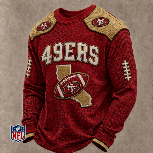 SF x NFL Baseball Team Embroidered Crewneck Sweatshirt